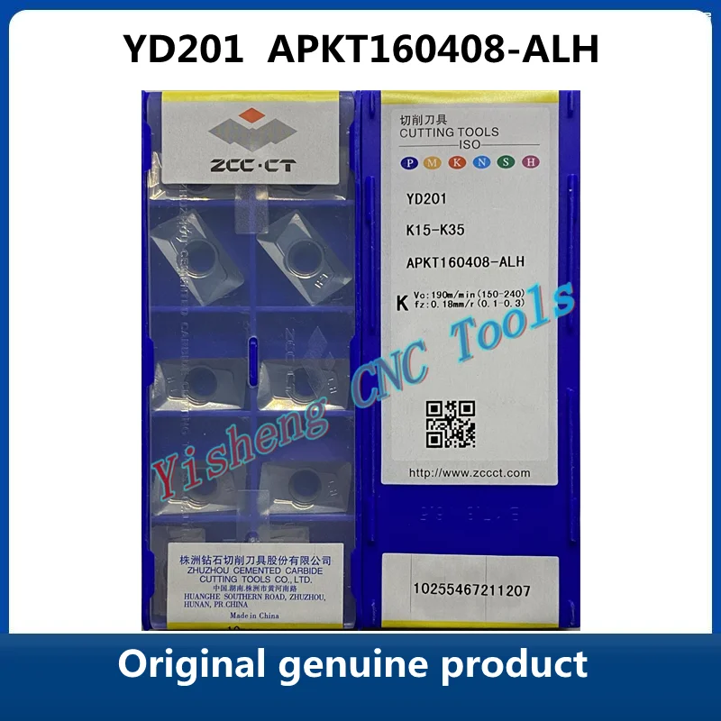 

Original ZCC CT CNC cutting tools YD201 APKT160408-ALH YD101 carbide inserts cutters blade