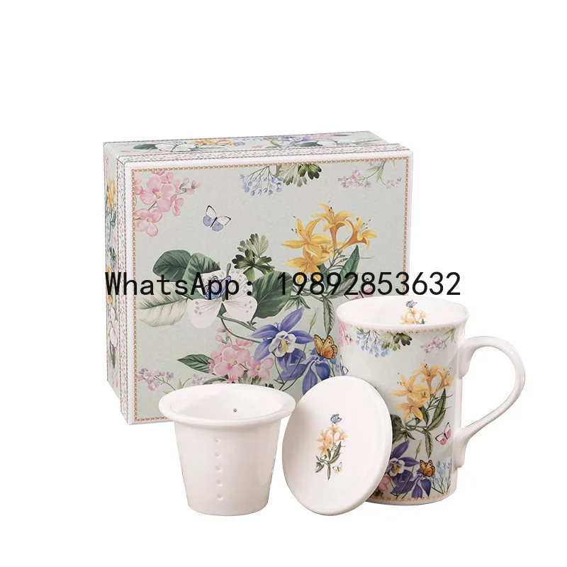 

PYJ ceramic goblet office water cup ceramic teacup set --4 pcs