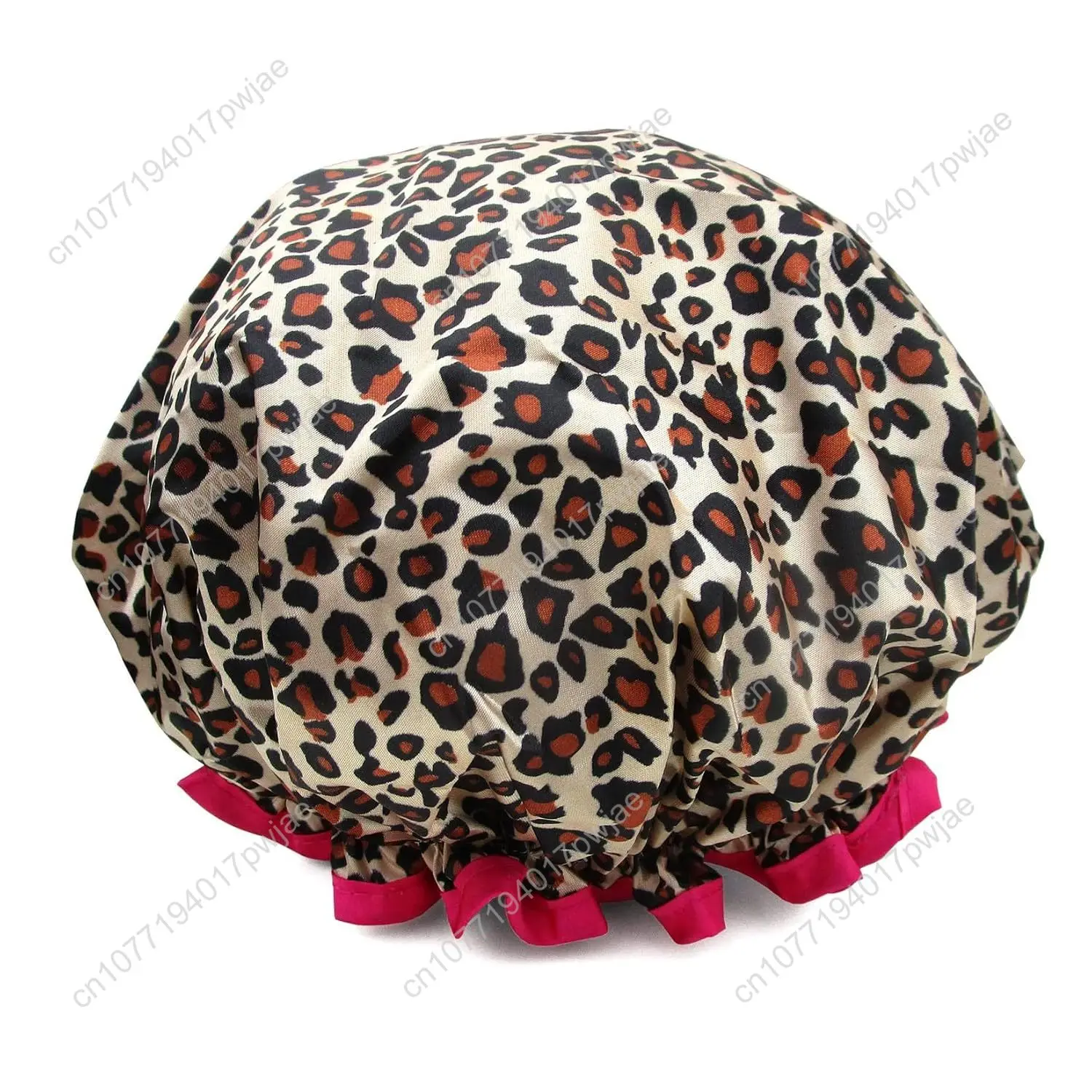 

Shower Cap for Women,1 Pcs Shower Hat Waterproof-Double Layer-Reusable Elastic Bath Caps for Girls Spa Home Use,Hotel and Hair S