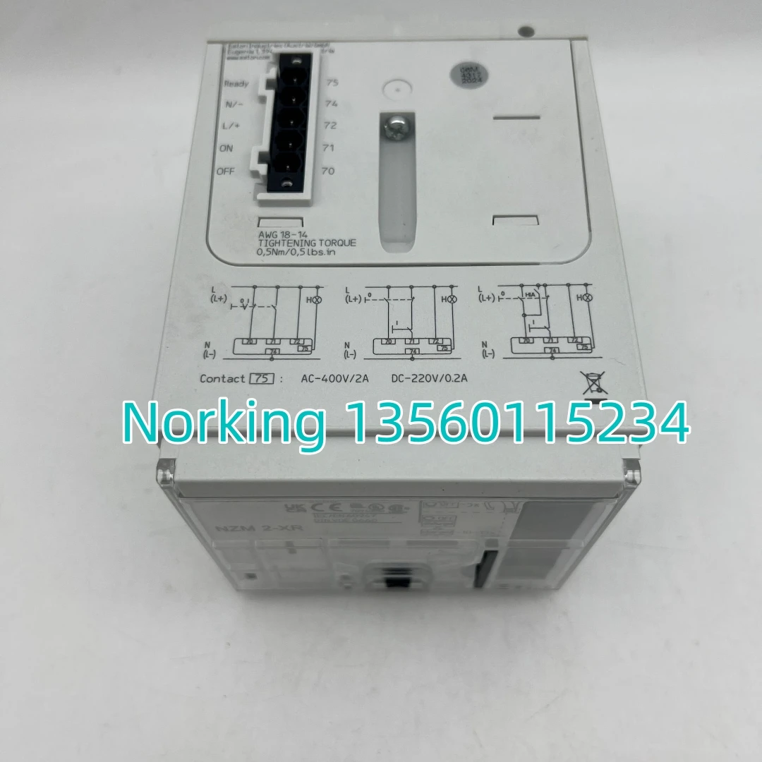 EATON Eaton Muller, 플라스틱 케이스 스위치 원격 전기 작동 NZM2-XR24-30DC 에너지 저장 새로운 원본