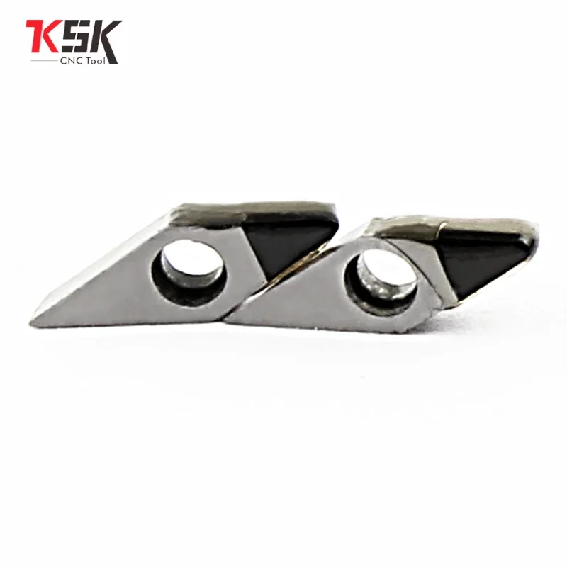 

1PCS PCD Insert DCGT040101 DCGT040102 VCGT050101 VCGT050102 CNC Lathe Turning Diamond Inserts for Boring Bar Tool Holder