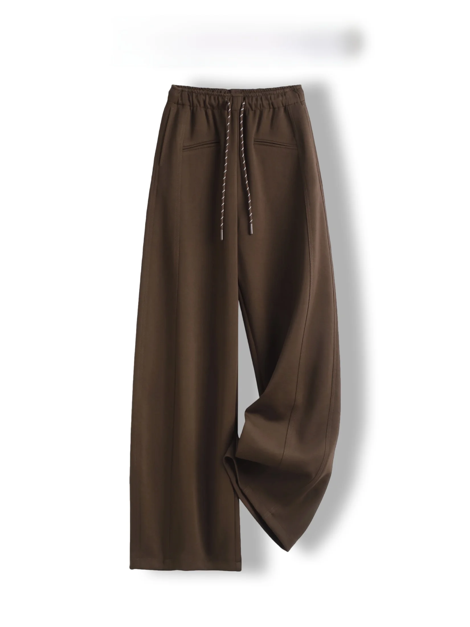 

Slimming Versatile Loose Lazy Style Elastic Waist Casual Straight Leg Wide Leg Pants Women's Sport Sweatpants Trendy