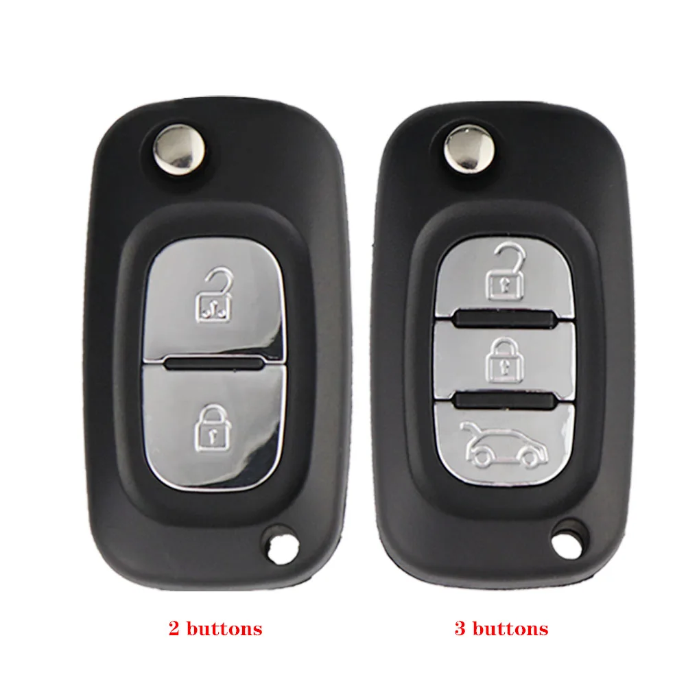 YIQIXIN Modified Flip 433Mhz Car Remote Key For Renault Traffic Master Clio 3 Kangoo Auto Dacia Twingo ID46 PCF7946 / 7947 Chip