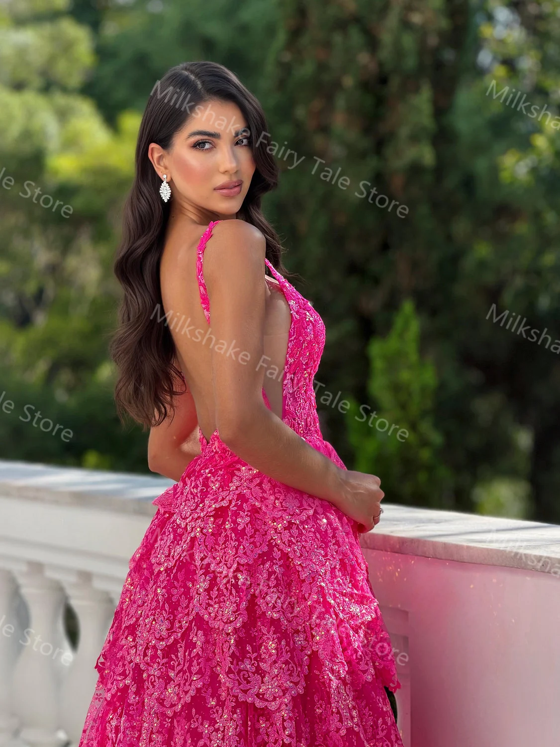 Abiti da ballo fucsia glamour  - Glitter Tablecloth recensione e prezzo