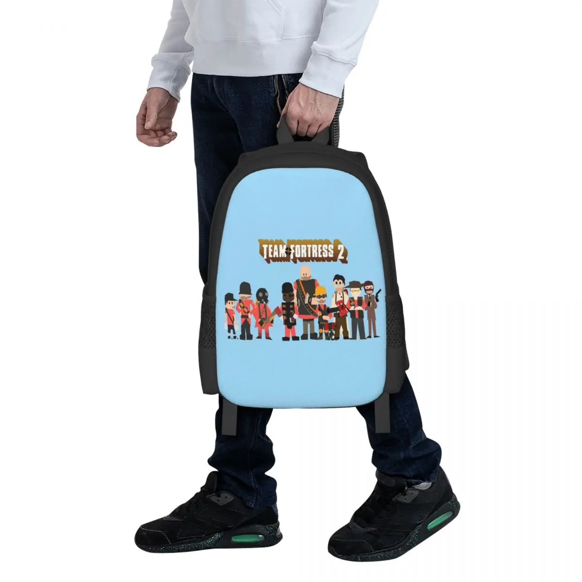 

Team Fortress 2 Student Backpack School Bag Hiking Travel Daypack for Men Women Fashion Bookbag Shoulder Bags