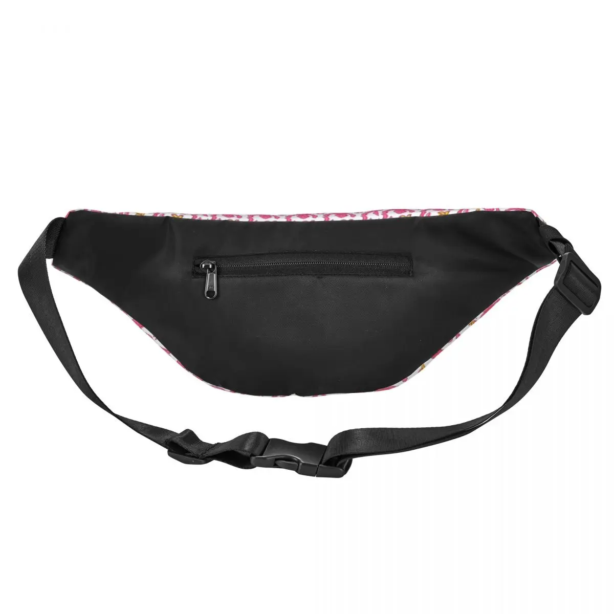 Crossbody Sling Fanny Pack para homens e mulheres, saco de cintura, bolsa de dinheiro para telefone, rosa, preppy Roller Monkeys, coelho, ciclismo, camping, personalizado, anime