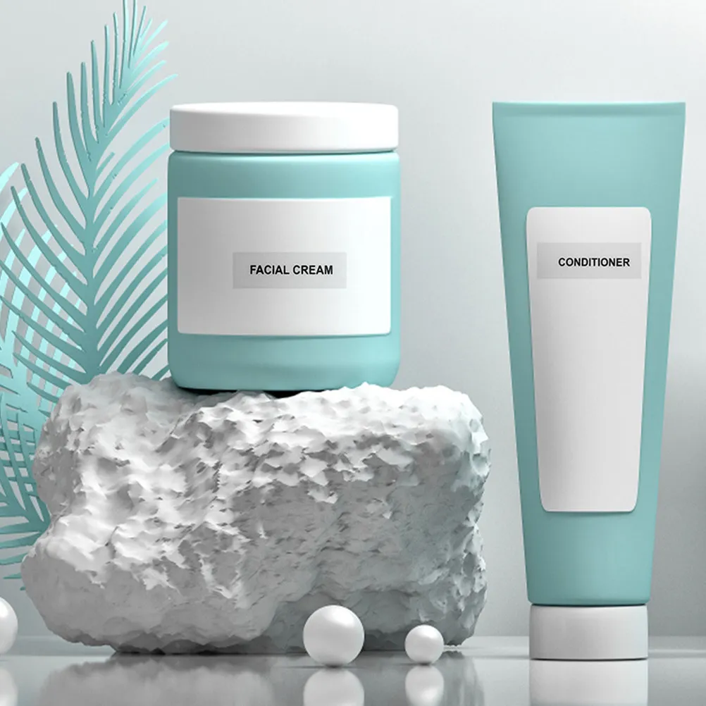 

15 Sheets Elegant Black Font Bathroom Labels for Bottles Travel Size Toiletries Skincare Products Removable Strong Hold