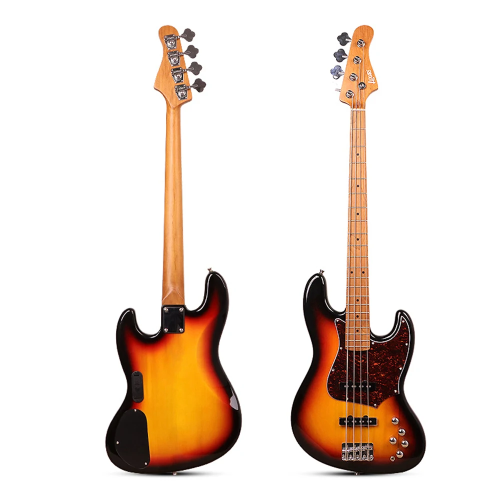 Electric Bass Jazz Bass Guitar Alnico Pickups Three Gear Tone Adjustment