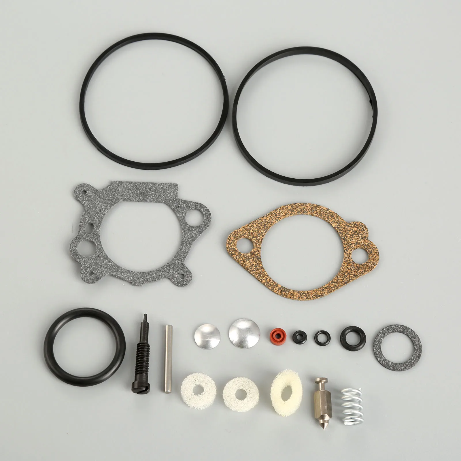 Imagem -02 - Carburador Repair Kit para Motosserra Cortador de Grama Garden Power Tool Peças Reconstrução Junta Briggs e Stratton 498260 493762 498260