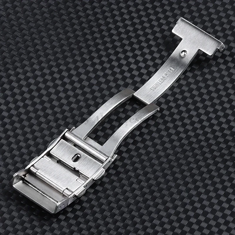고급 스테인리스 스틸 시계 걸쇠, 조정 가능한 접이식 버클, 고급 금속 걸쇠, 시계 수리 액세서리, 18mm, 20mm, 22mm, 316L