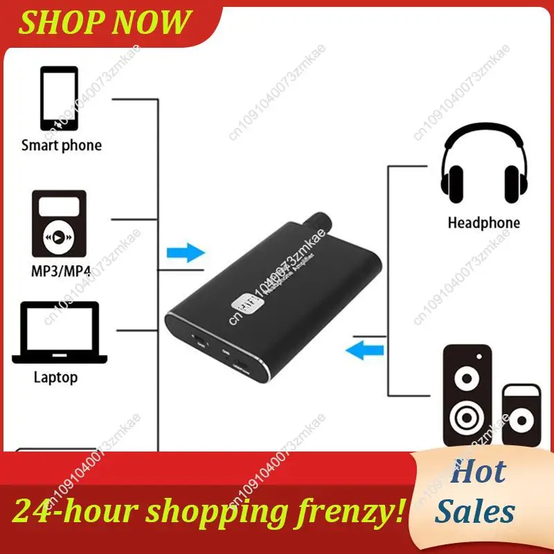 

Daily Sale Hifi Headphone Amplifier Portable AMP Rechargeable 3.5Mm AUX Audio Cable Audio Two-Stage Gain Switch