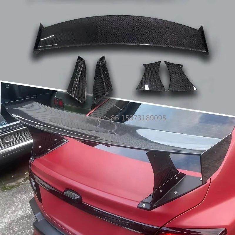 

For 22+ Subaru VBH WRX VARS PRO STYLE Carbon Fiber REAR WING (FOR JDM VER.-NO TRUNK WING) High Quality