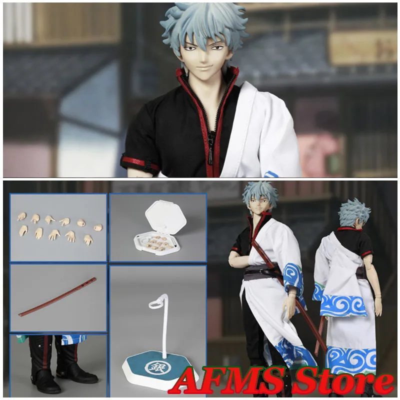 In Stock XM001 1/6 Scale Male Soldier Hero Sakata Gintoki Full Set  Model  12 Inch Action Figure Dolls For Fans Collection