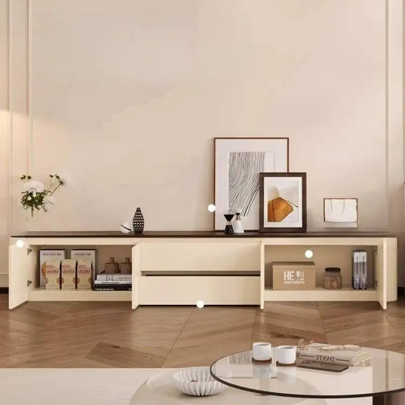 Mobili per Soggiorno: Scaffali Decorativi, Mobile TV con Libreria Nascosta, Accessori per Tavolo TV Centrale, Design Moderno
