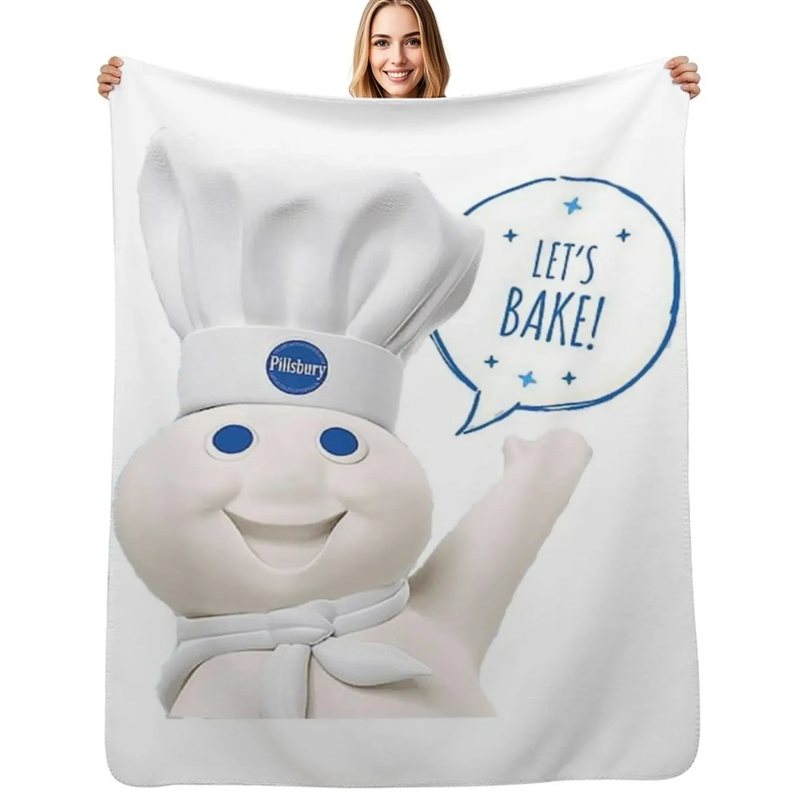 

Pillsbury Doughboy Throw Blanket Winter beds sofa bed anime Blankets For Sofas Blanket