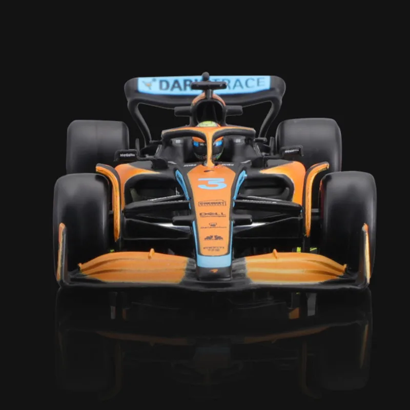 Bburago 1:43 F1 Regular Version 2022 F1 McLaren MCL36 #4 Lando Norris #3 Daniel Ricciardo Alloy Vehicle Diecast Cars Model Toy