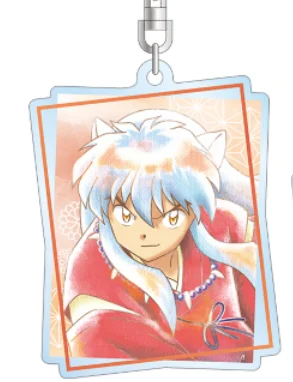 Porte-clés Anime Higurashi Kagome Naraku Miroku Kikyo Sesshoumaru, poupée pendentif de sac en acrylique, cadeau de collection