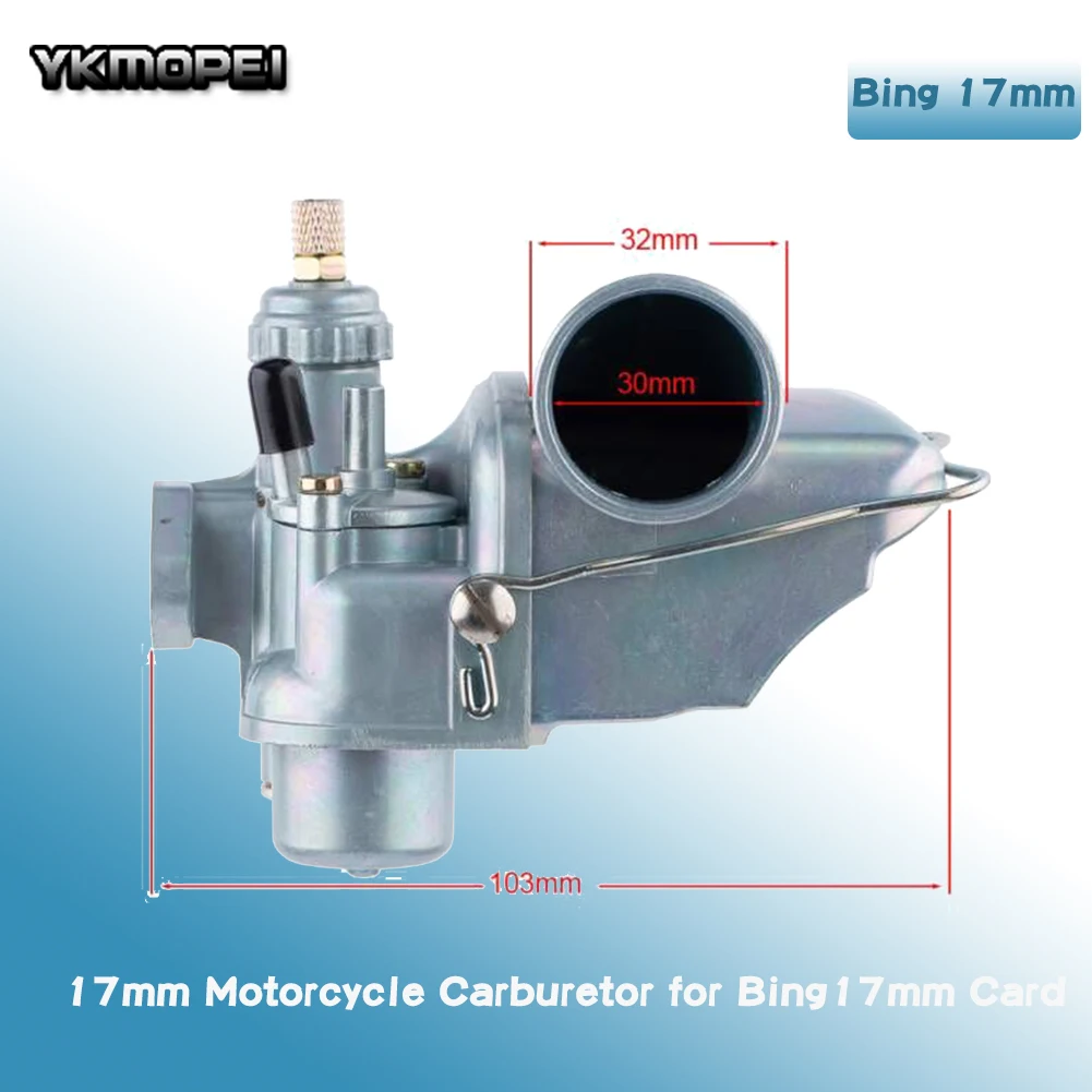 Motorcycle Carburetor For Bing 17mm Type SSB 1/17/68 For Engine R50S Sachs 50/A 50/2 50/3 50/4 Motor For KTM DKW Miele Moped