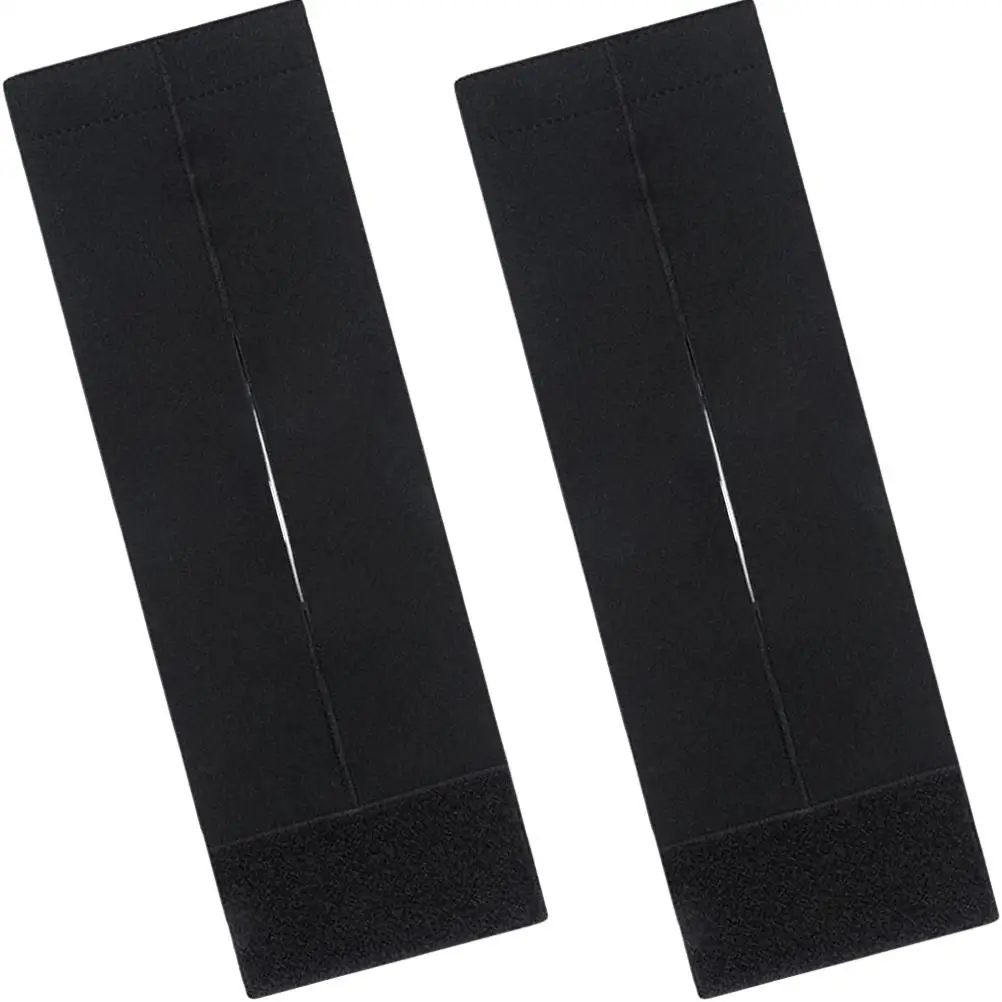 2 Pcs Baseball Glove Strap Tape Fixing Wrap Black Polyester Adjustable Elastic Band for Gloves Extend Life