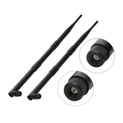 2PCS 2.4G 9dbi Receiving Omnidirectional Antenna SMA Signal Range Booster for RC Fishing Bait Carp Boat DIY Wireless Control