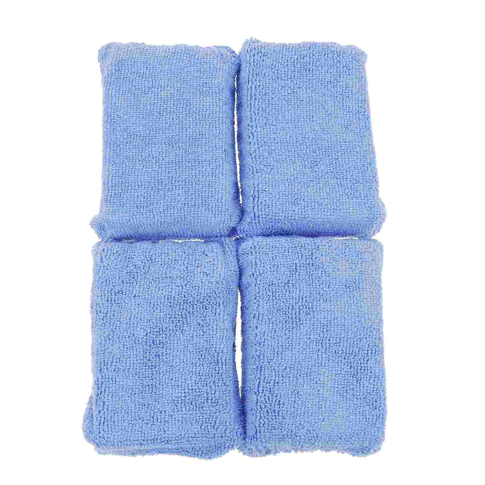 

4 Pcs Polishing Sponge Sponges Car Cleaning Block Washing Auto Microfiber Superfine