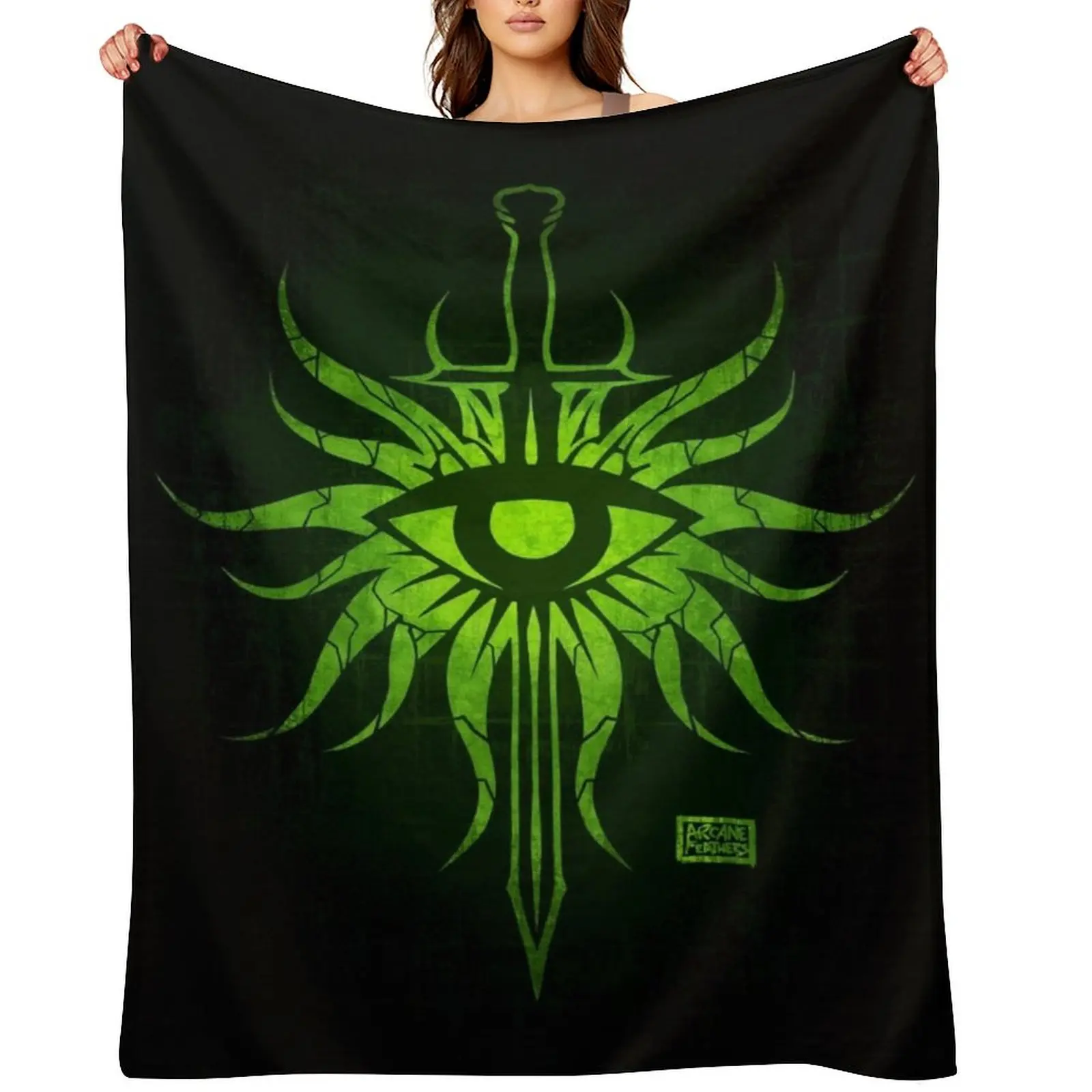 Dragon Age Inquisition Throw Blanket Bed linens Softest Hairy Custom for sofa Winter beds Blankets