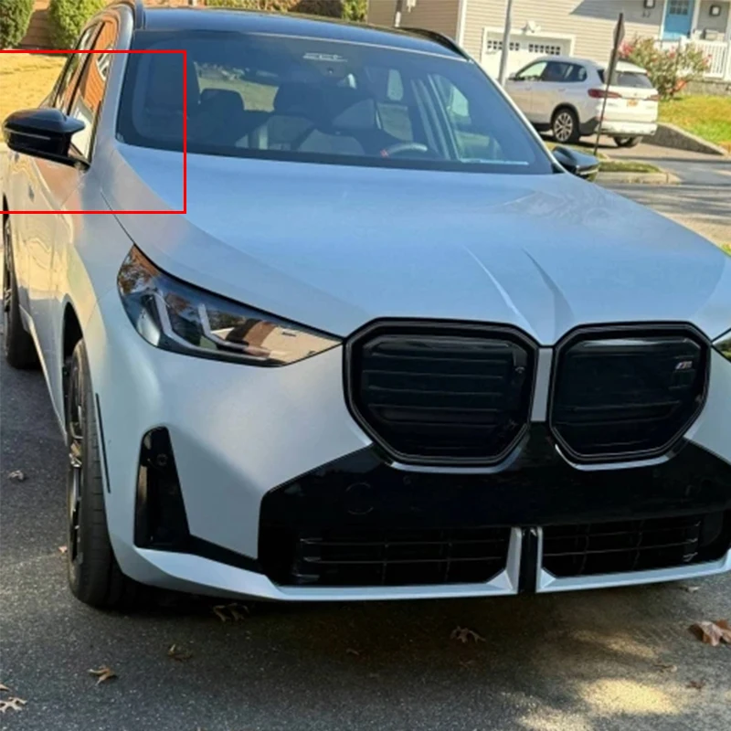 Only suitable for left-hand drive vehicles For BMW X3 G45 G48 2025 2026 Bull horn rearview mirror protective cover view 3