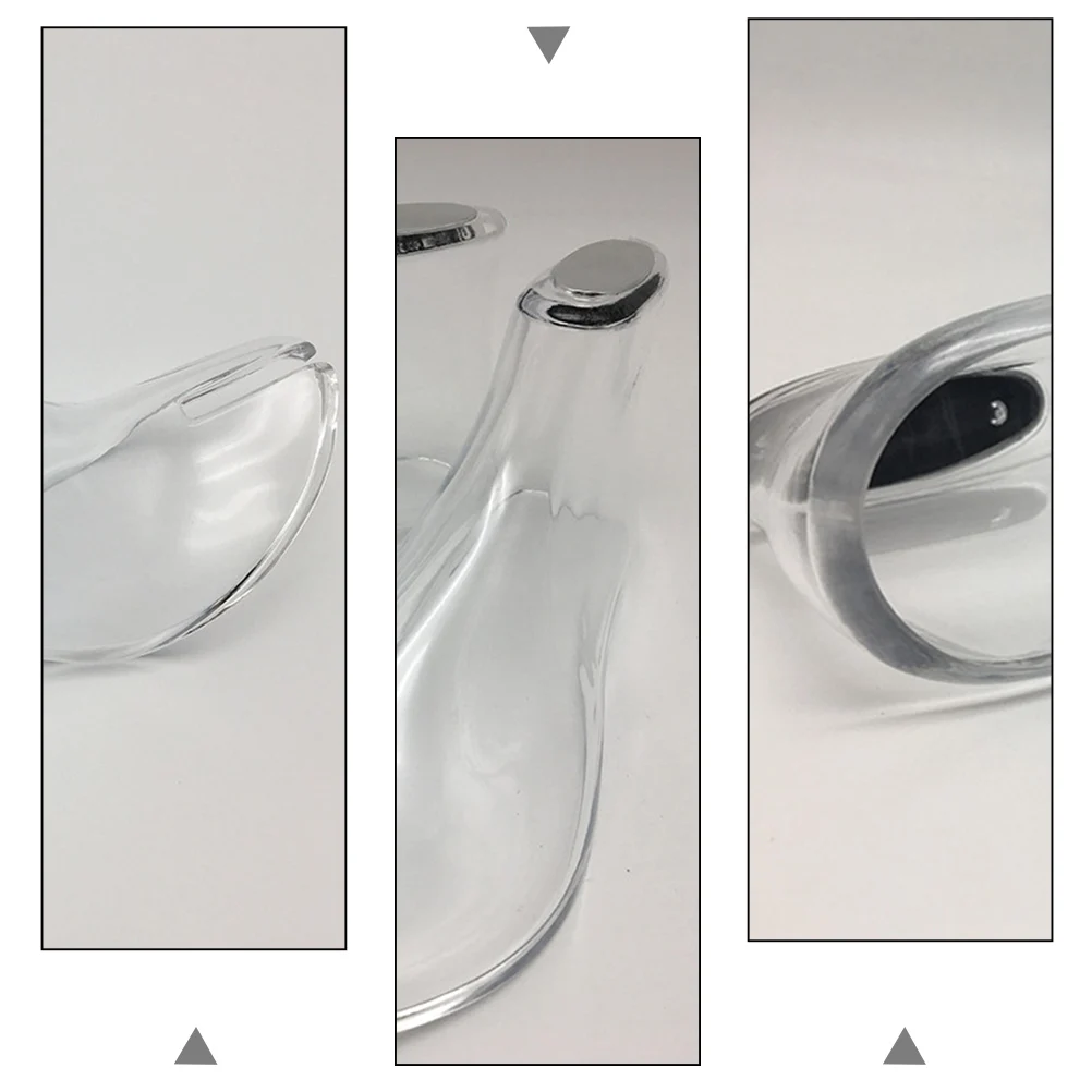 

1Pair Transparent Acrylic High Heel Shoes Holder Boot Rack Shoe Display Stand Shoe Shape Protector High Heels Holder