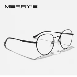 MERRYS DESIGN Retro Women Round Glasses Frames Men Ultralight Eyewear Vintage Prescription Eyeglasses Optical Frame  S2681
