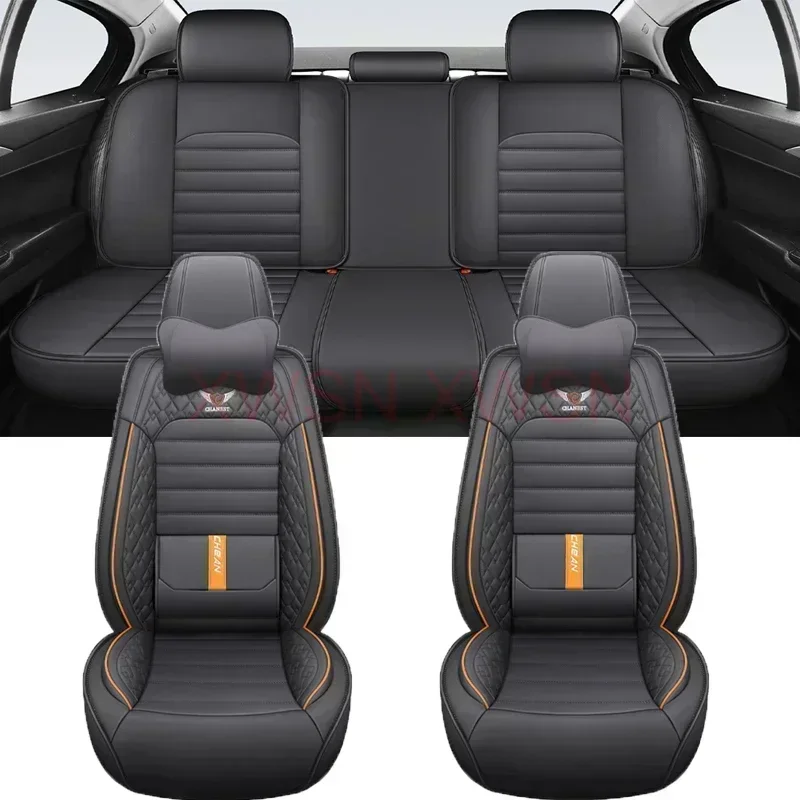 Luxury Lumbar Support Universal Car Seat Cover for Dacia Duster Sandero Renault Clio Fiat Panda Lancia Ypsilon Seat Arona Cors