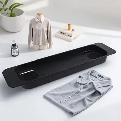 

1Pcs Plastic Bathtub Tray with Telescopic Design Anti Slip Bath Tub Rack for Phone Tablet Book Soap Towel Storage Organizer