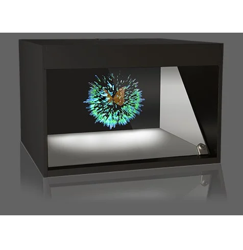 

1 Sides View 22 Inch 3D Hologram Display Holograms Pyramid 3D Hologram Projector