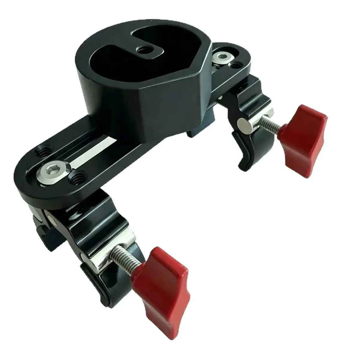 24/25/26 Universal Aluminum Alloy Roof Yacht Guardrail Double Headed Crab Pipe Clamp for