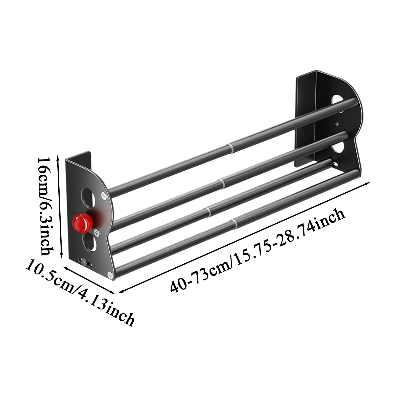 Magnetic Shoe Rack Expandable Double-Layer Slippers Organizer Door Wall mounted shoe rack with expandable door to save space - view 6