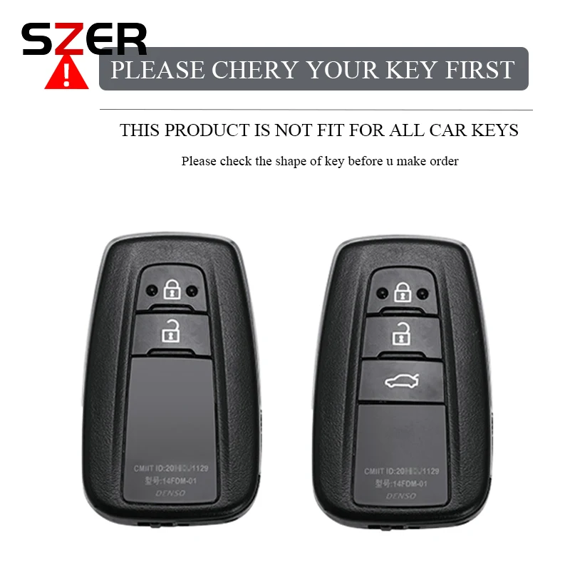 Fashion TPU Car Keychain Key Case Cover Shell Fob For Toyota Corolla Prius Camry CHR C-HR RAV4 Altis Land Cruiser Prado Keyless