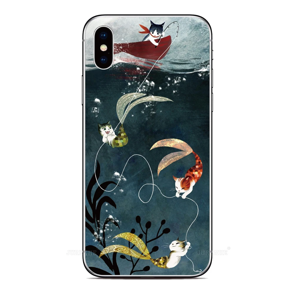 Funda de teléfono de escamas de pescado para Oukitel WP50, WP52, C53, C51, C50, C38, C36, C35, C33, C32, C31, C23, C25, C22, C21, C19, C18, K9 Pro