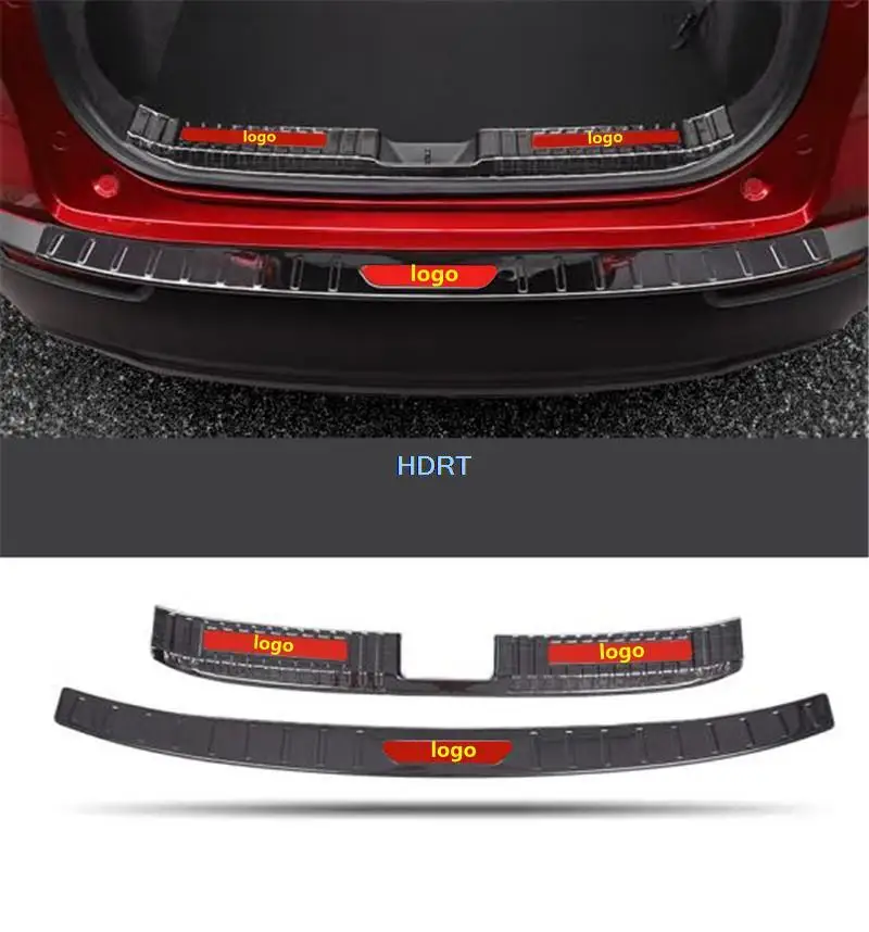 

Car Styling Rear Guard Protector Decoration Accessories Exterior Sticker Trunk Tail Door Plate Trim For Mazda CX-30 CX30 2020 +