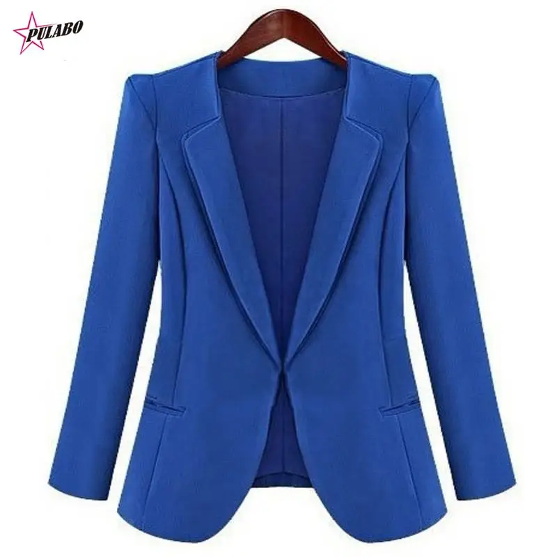 PULABO y2k Womens Business Suits Spring Autumn All-match Women Blazers Jackets Short Slim Long-sleeve Blazer Women Suit