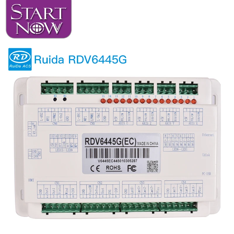 Ruida RDV6445G CCD Visual Vision  Control System 6442G for  Cutting Engraving Machine  Marking Position Function