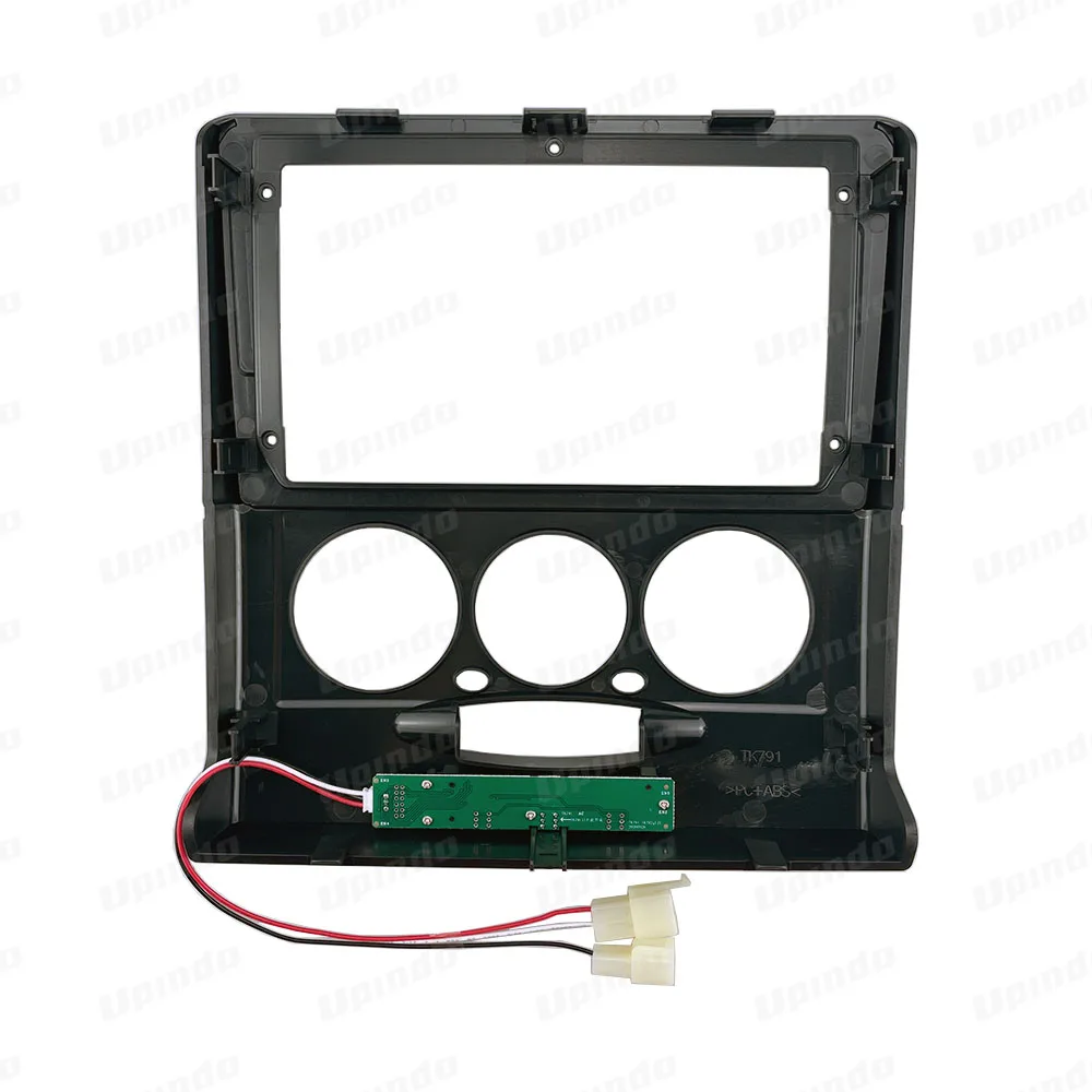 

Для Kia Pride Saipa Tiba 2015-2018: 2 DIN 9-дюймовая рамка автомагнитолы, панель приборной панели, комплект отделки из ABS+PC