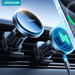 JOYROOM Magnetic Car Mount Charger Cooling Fast Charging 15W Wireless Car Charger Mount  Car Phone Holder For iPhone JR-ZS387