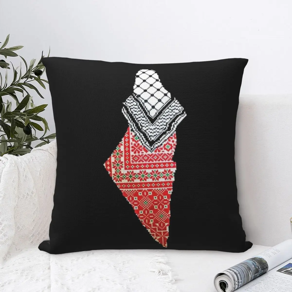 Palestinian Square Pillow Cases Palestine Flag Arabic Cushion Covers Fashion Polyester Decor Pillowcase for Car 18