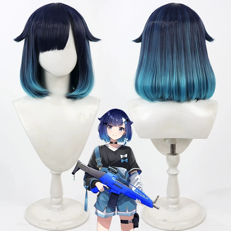 

VTuber Taku Tsumugi Cosplay Wig Heat Resistant Synthetic Hair Halloween Party Role Play