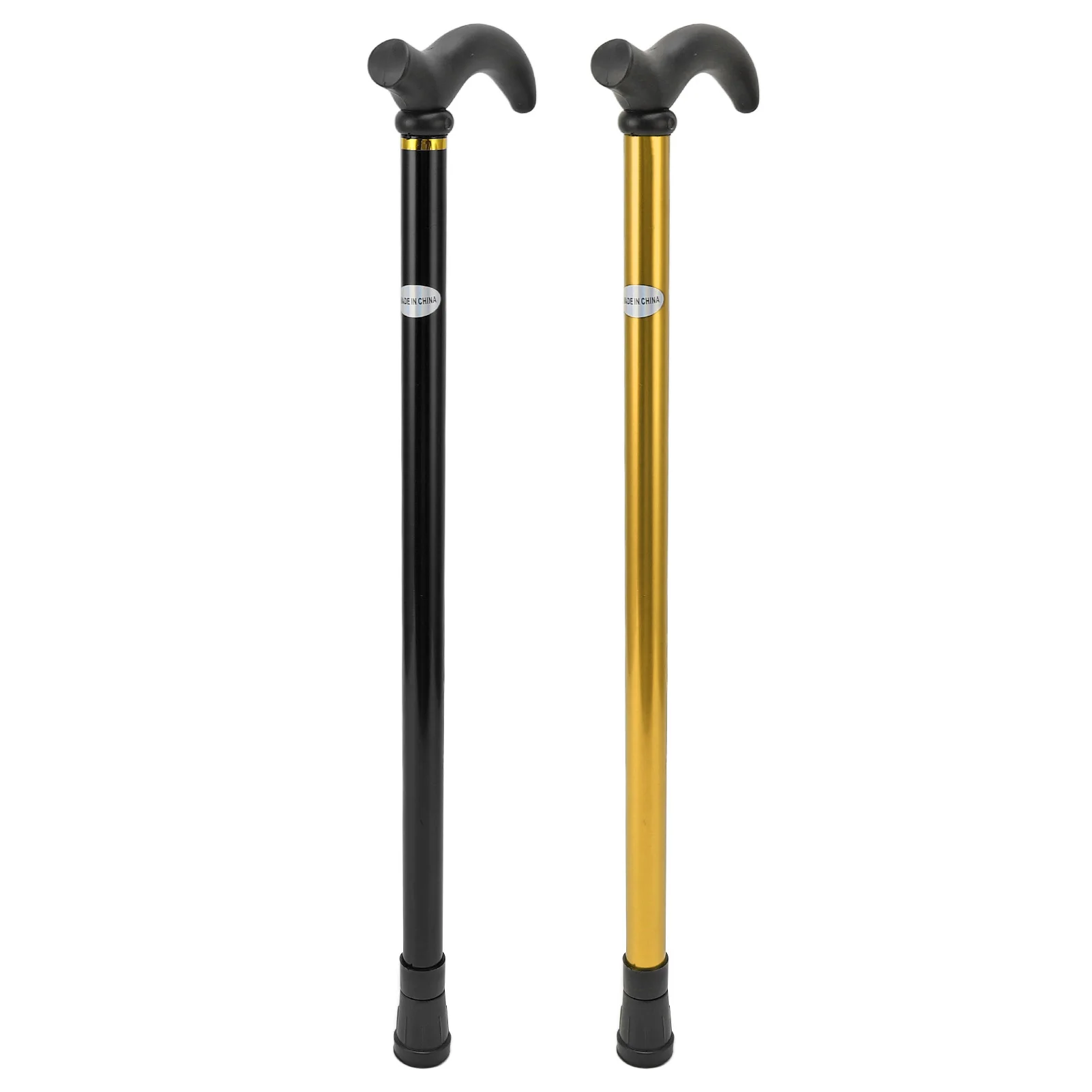 عصا مشي قابلة للتعديل بمقبض مريح ، قاعدة مطاطية ، سبائك الألومنيوم ، تعديل 6 أوضاع لكبار السن #4