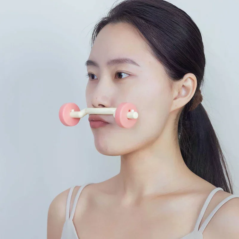 /ACR/Face Mouth Exerciser Barbell Design Face Trainer Tool Breathing Device Lift V Face Skin Tightening Face Breathing Exerciser