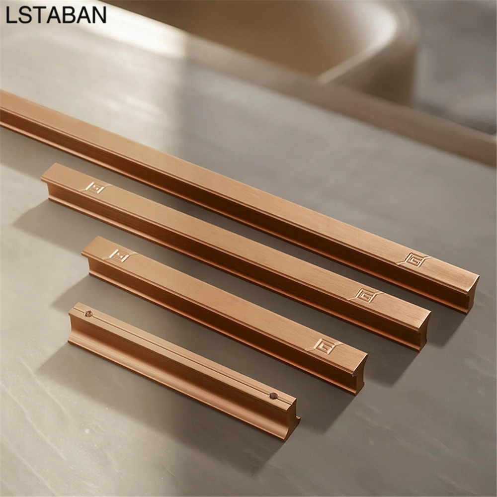 

Новая ручка для кухонного шкафа в китайском стиле из алюминиевого сплава удлиненная ручка для ящика гардероба ручка для мебели ручка для двери