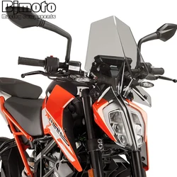 Dla K-TM Duke 390 125 DUKE 390 DUKE 125 szyba przednia deflektor wiatrowy motocykl 2017 2018 2019 2020 2021 2022 2023