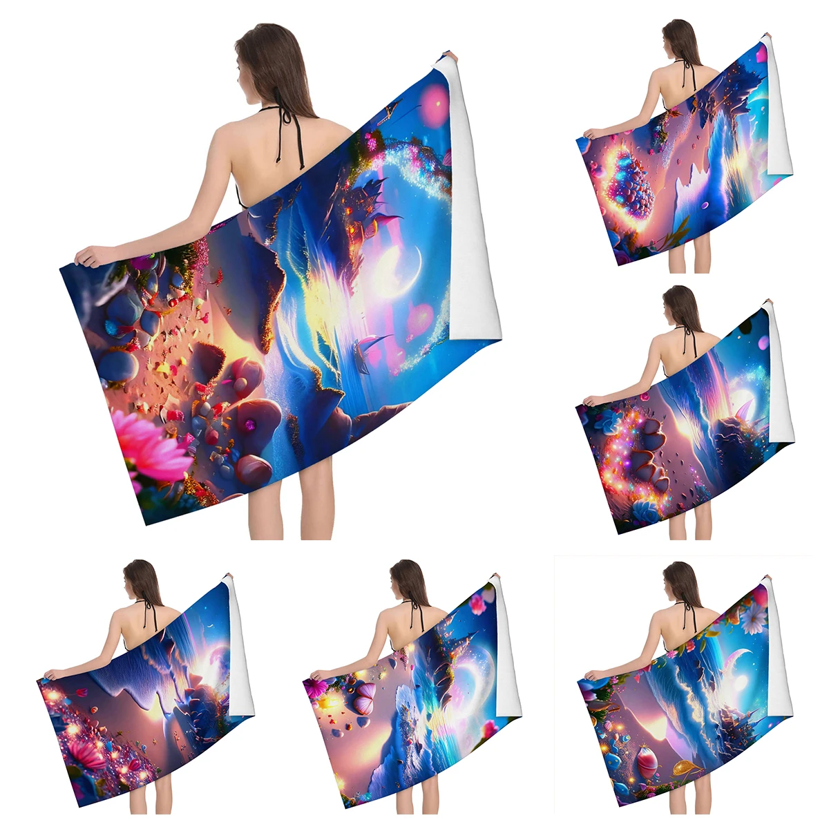 Home bath towels for the body towels bathroom quick drying microfiber beach towel man and women large sports towel