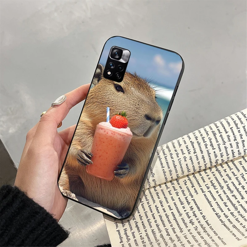 

Animal Capybara Carcasa Funda Phone Case For Xiaomi Redmi note 14 Pro 14 13 12 11 10 Pro 14S 12S 11S Redmi 14C 13C 10