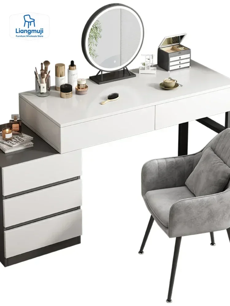 

Светодиодный стул, лак, туалетный столик, контейнер, скандинавский удобный туалетный столик, комоды для спальни, Tocador Maquillaje, мебель для дома